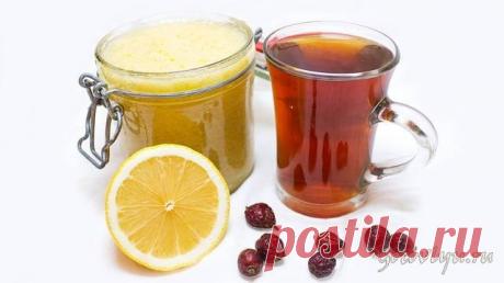 ЛИМОННО-ИМБИРНОЕ холодное варенье и настой ШИПОВНИКА