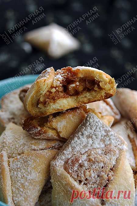 576. Песочные конвертики с орехами