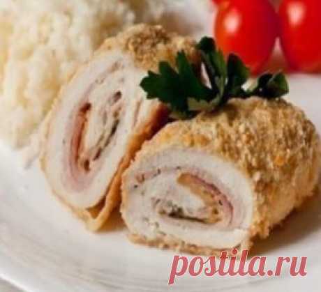 Куриные грудки рецепт рулетики