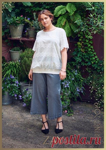 Lookbook одежды для полных девушек датского бренда Zay весна 2019