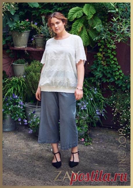 Lookbook одежды для полных девушек датского бренда Zay весна 2019