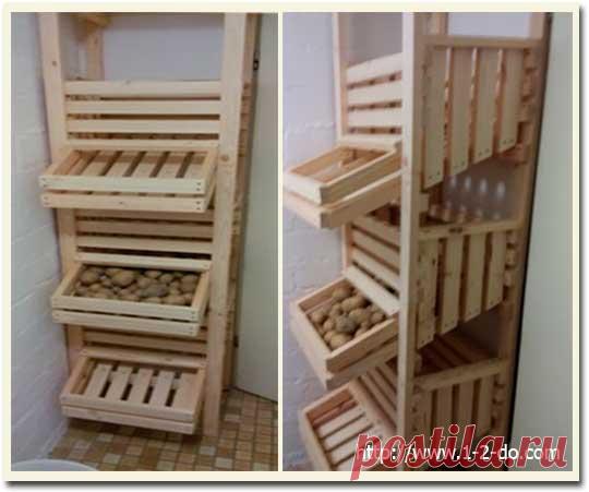 Контейнер для хранения картофеля — Идеи домашнего мастера