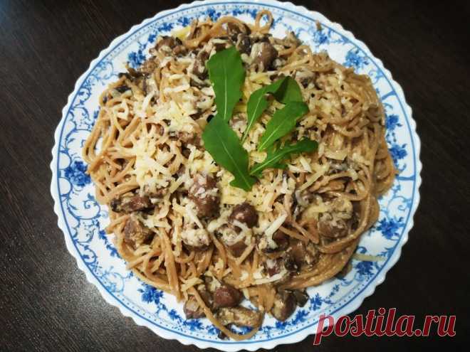Куриные сердечки на скорую руку в сливочном соусе и макаронами (муж съел 2 добавки и сказал, что вкуснее не ел) | Домсоветы | Яндекс Дзен
