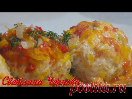 Тефтели из Курицы с Тыквой! Очень Сочные  и Вкусные !!!/Meatballs from Chicken with Pumpkin!