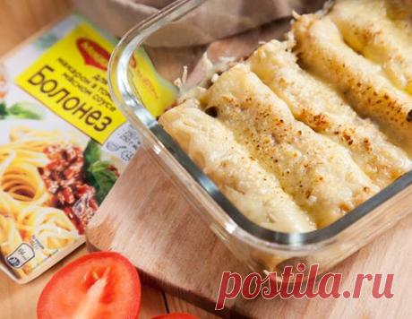 Каннеллони болоньезе - рецепт приготовления с фото от Maggi.ru