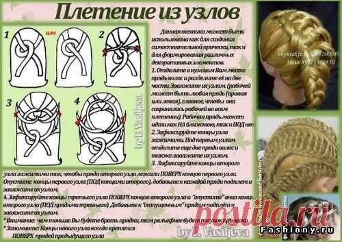 Подборка мк по плетению различных видов косичек со схемами / прически со схемой