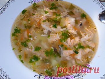 Уха из красной рыбы