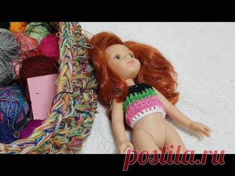 Вяжем Из Остатков Пряжи Для Кукол