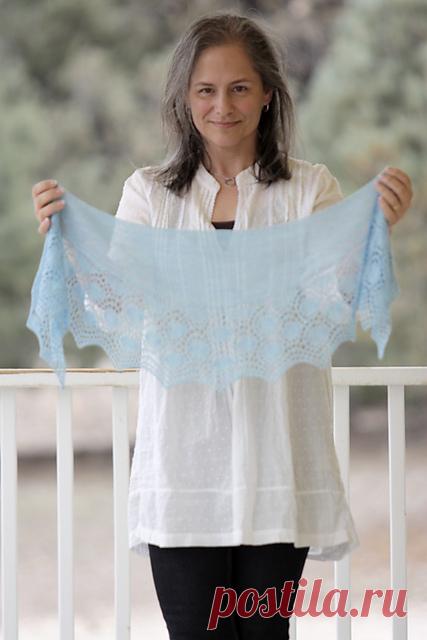 Шарфы и шали, вязаные спицами и крючком, схемы и описания - Вяжи.ру - модели 13