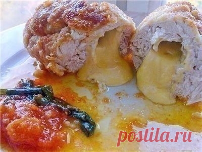 Нескучная грудка (куриная грудка с сыром в сухарях)