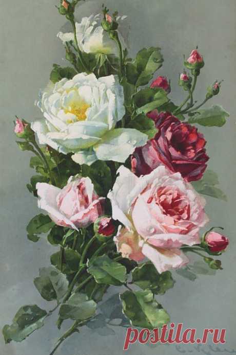 Catherine Klein roses | Canvas painting