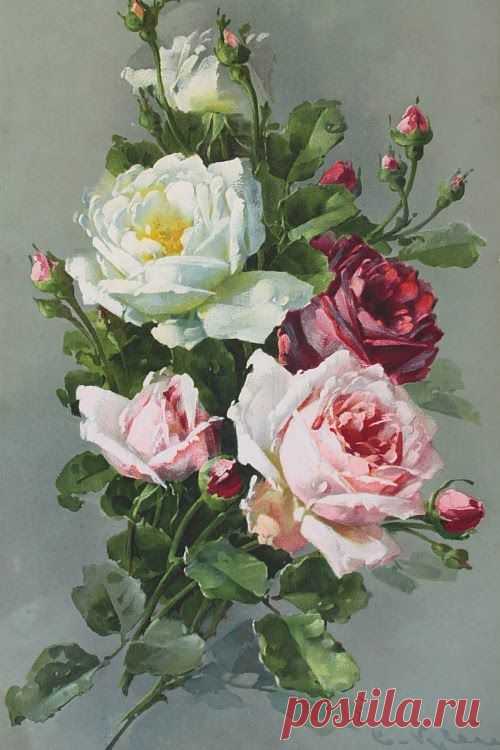 Catherine Klein roses | Canvas painting
