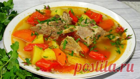 Суп, вкуснее которого просто нет, так считают в нашей семье. В нём всё сохраняет свой вкус в ароматном бульоне. Восточный суп готовлю. | РЕЦЕПТЫ ОТ МАМУЛИ | Дзен