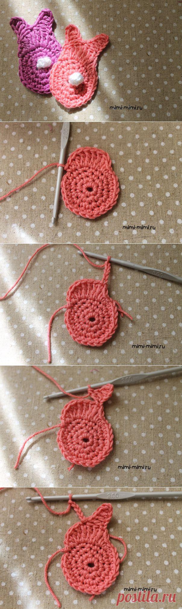 Брошка кролик (мастер-класс)