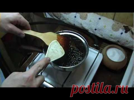 Карамелизация (для домашнего коньяка), самодельная карамель - YouTube