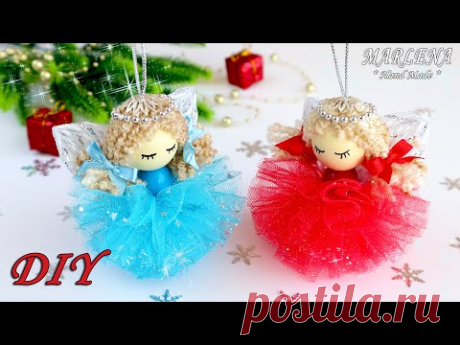 👼 Рождественский АНГЕЛ-ХРАНИТЕЛЬ 👼 DIY Christmas Angel