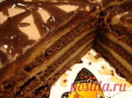 Рецепт - Шоколадный торт с песочными коржами. Как приготовить в домашних условиях быстро и вкусно. Фото рецепта