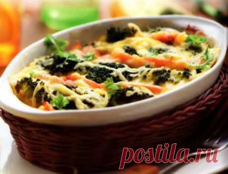 Гратен из форели и брокколи рецепт приготовления