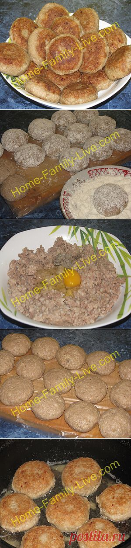 Кулинарные рецепты Котлеты из рыбных консервов - пошаговый фоторецепт - быстрый ужин