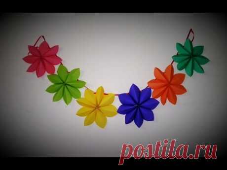 Diy crafts : Paper stars garland - Ana | DIY Star Paper Garland Room Decor