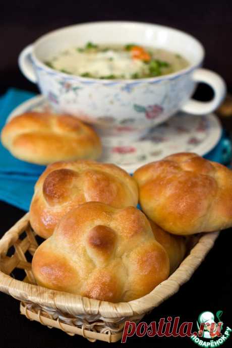 Булочки к обеду, замороженные – кулинарный рецепт
