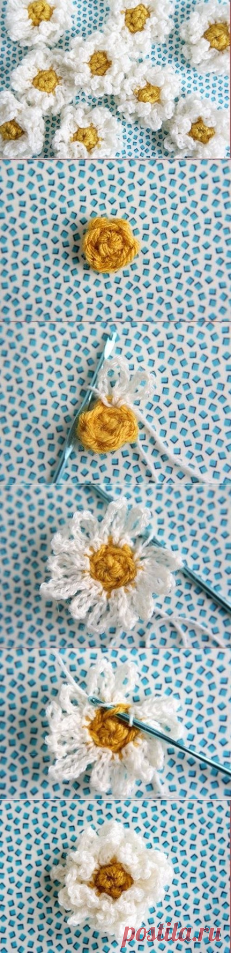Новости
ромашки крючком