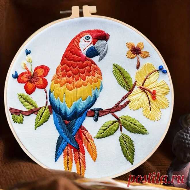 1 шт. набор для вышивания diy с изображением лисы и - Temu Moldova