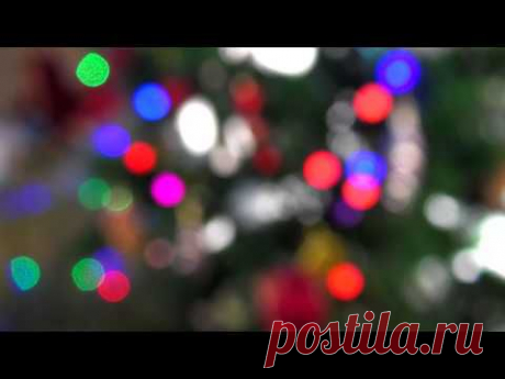 Футаж Новогодний - Боке - YouTube