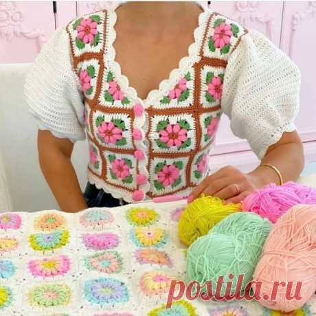 Красивый мотив для яркой весенней вещи