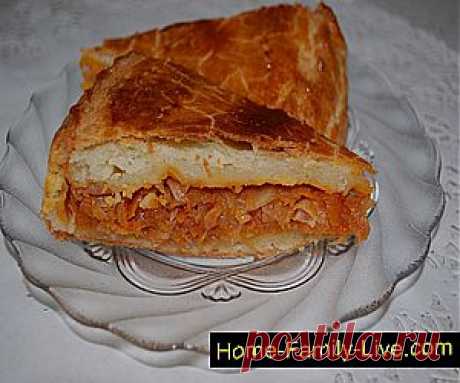 Кулинарные рецепты Пирог с капустой - пошаговый фоторецепт