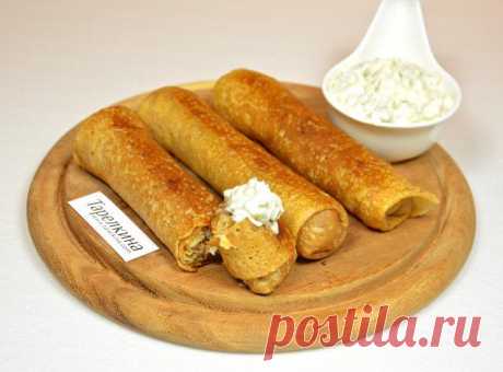Блины с мясом