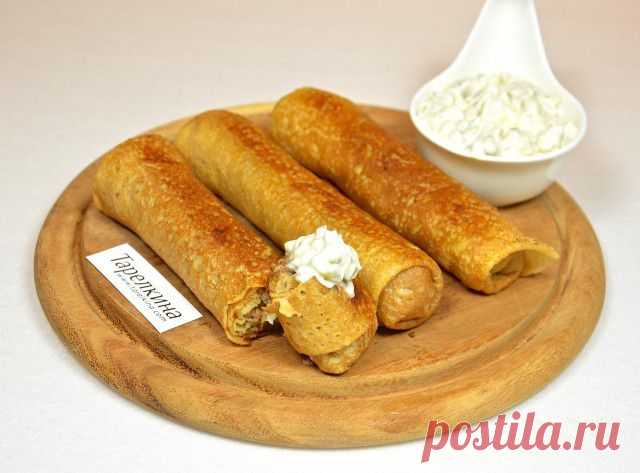 Блины с мясом