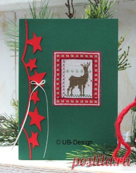 Passepartoutkarte "Sternenbogen" - UB-Design-Shop