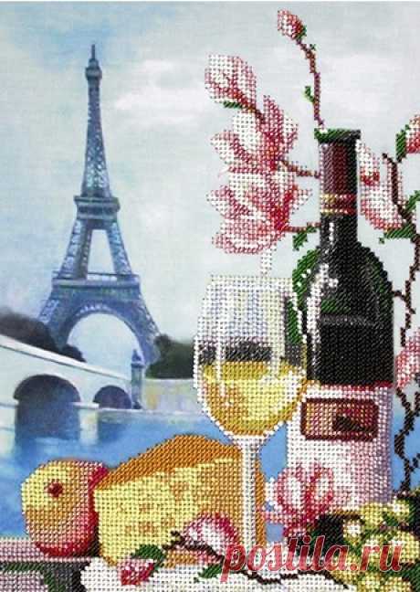 Набор для вышивания бисером Созвездие АГД-105 Франция Размер: 20х27 см. В состав набора входит: ткань с нанесенным рисунком-схемой, чешский бисер, игла. Количество цветов: 25. Частичная зашивка.