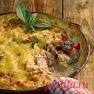 Овощи под картофельной корочкой, второе блюдо. Пошаговый рецепт с фото на Gastronom.ru