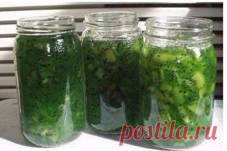 Изумрудное варенье из киви. Варенье очень вкусное!