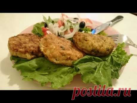 Рыбные котлеты Рецепт с кабачком как приготовить блюдо вкусно пошагово ужин домашние быстро видео - YouTube