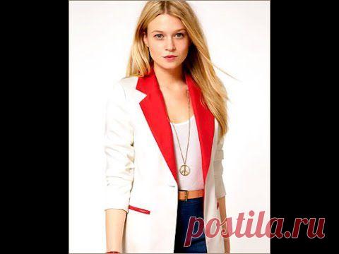 Раскрой воротника, лацкана и подборта к пиджаку