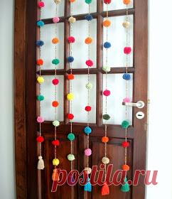Dicas pra Mamãe: Decoração com pompom de lã