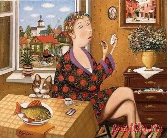 - Але! Мама! Борюсику плохо!. 
- Та ты шо! И шо сожрала эта сволочь? 
- Мама! Он не сволочь. Он мой муж. 
- Та ты шо! И шо сожрала твоя мужа? 
- Так в том то и дело, шо ещё ничего не успел. Тока пришел и с порога сказал, шо кушать не будет, шо ему плохо. 
-Да? Не может быть, значит эта сволочь уже де то шо- то сожрала. Проводи расследование. 
- Как это? 
- Ну распроси...де?, шо?, када? 
- Та я спросила... 
- Ну и шо тебе этот соловей спел? 
- Мама! Он был на экскурсии . 
-...