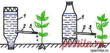 Простые системы капельного полива растений из пластиковых бутылок и не только | vparnike.ru