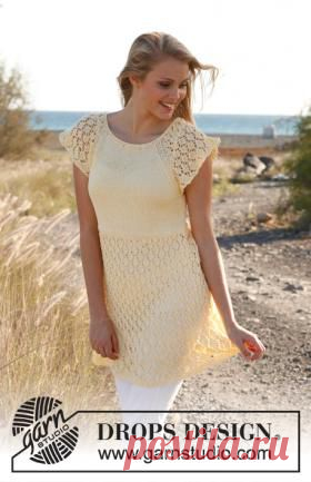 Туника спицами с мелким ажуром и рукавом реглан на knitweek.ru