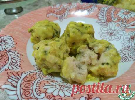 Нежные шарики из куриного филе с кабачком Кулинарный рецепт