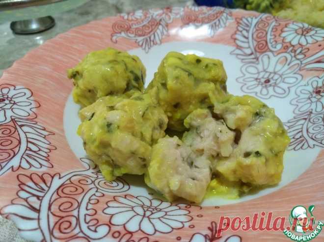 Нежные шарики из куриного филе с кабачком Кулинарный рецепт