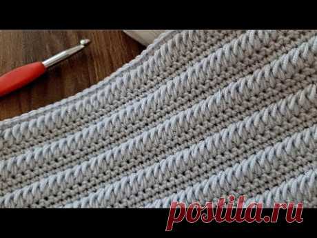 Beginners are here. Very easy to make. Very beautiful crocheted  pattern baby blanket