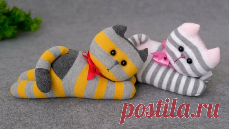 Котята из носков - Sock kittens DIY - поиск Яндекса по видео