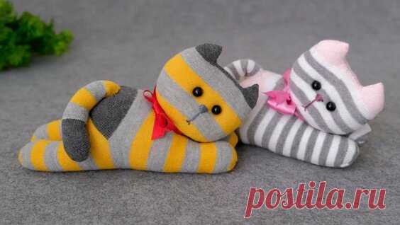 Котята из носков - Sock kittens DIY - поиск Яндекса по видео