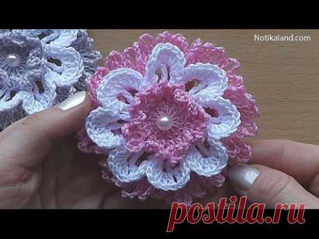 CROCHET Flower VERY EASY Tutorial