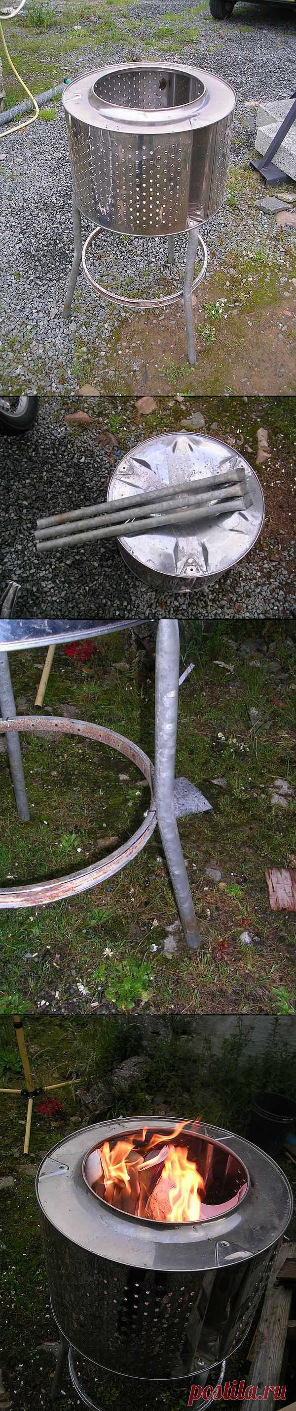 Мангал из барабана стиральной машины (Diy) / Дача /