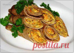 Печёночные рулеты